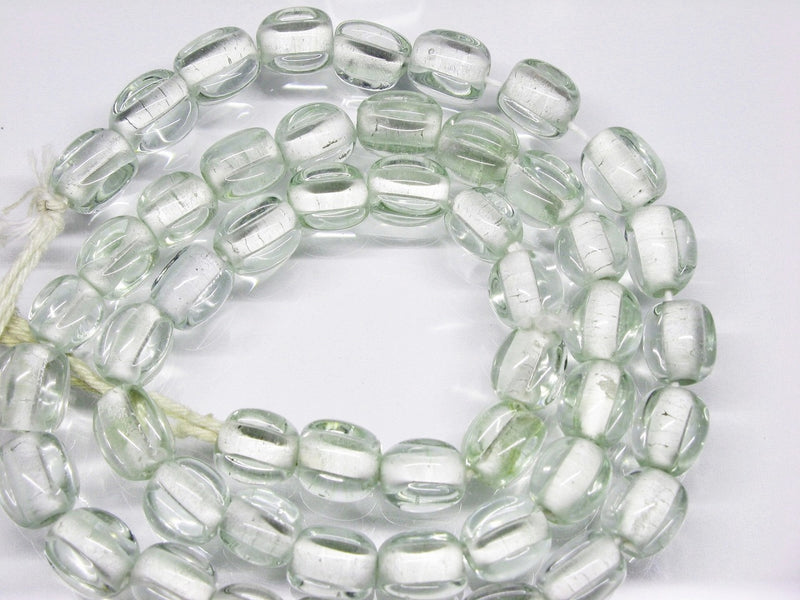 TOKO-BEADS AG026N-21 Glass bead (50pcs/strand) 8mm AG026N-21 ナツメ型ビーズ（50個/連） 8mm Asian bead & African bead  Handmade,Lampeork,bead,asia,india,ethnic,parts,accessory,beads とんぼ玉,ビーズ,トンボ玉,アジア,インド,エスニック,手作り,パーツ,アクセサリー