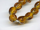 TOKO-BEADS AG026-23N Glass bead (46pcs/strand) 8~9mm AG026-23N ナツメ型ビーズ（46個/連） 8~9mm Asian bead & African bead  Handmade,Lampeork,bead,asia,india,ethnic,parts,accessory,beads とんぼ玉,ビーズ,トンボ玉,アジア,インド,エスニック,手作り,パーツ,アクセサリー