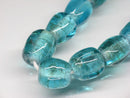 TOKO-BEADS AG026-25N Glass bead (36pcs/strand) 10mm AG026-25N ナツメ型ビーズ（36個/連） 10mm Asian bead & African bead  Handmade,Lampeork,bead,asia,india,ethnic,parts,accessory,beads とんぼ玉,ビーズ,トンボ玉,アジア,インド,エスニック,手作り,パーツ,アクセサリー