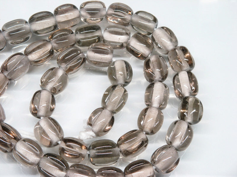 TOKO-BEADS AG026N-35 Glass bead (40pcs/strand) 9~10mm AG026N-35 ナツメ型ビーズ（40個/連） 9~10mm Asian bead & African bead  Handmade,Lampeork,bead,asia,india,ethnic,parts,accessory,beads とんぼ玉,ビーズ,トンボ玉,アジア,インド,エスニック,手作り,パーツ,アクセサリー