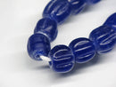 TOKO-BEADS AG026-37N Glass bead (40pcs/strand) 9~10mm AG026-37N ナツメ型ビーズ（40個/連） 9~10mm Asian bead & African bead  Handmade,Lampeork,bead,asia,india,ethnic,parts,accessory,beads とんぼ玉,ビーズ,トンボ玉,アジア,インド,エスニック,手作り,パーツ,アクセサリー