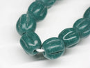 TOKO-BEADS AG026-38N Glass bead (40pcs/strand) 9~10mm AG026-38N ナツメ型ビーズ（40個/連） 9~10mm Asian bead & African bead  Handmade,Lampeork,bead,asia,india,ethnic,parts,accessory,beads とんぼ玉,ビーズ,トンボ玉,アジア,インド,エスニック,手作り,パーツ,アクセサリー