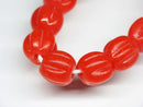 TOKO-BEADS AG026-47N Glass bead (40pcs/strand) 9~10mm AG026-47N ナツメ型ビーズ（40個/連） 9~10mm Asian bead & African bead  Handmade,Lampeork,bead,asia,india,ethnic,parts,accessory,beads とんぼ玉,ビーズ,トンボ玉,アジア,インド,エスニック,手作り,パーツ,アクセサリー