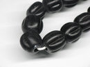 TOKO-BEADS AG026-53N Glass bead (40pcs/strand) 9~10mm AG026-53N ナツメ型ビーズ（40個/連） 9~10mm Asian bead & African bead  Handmade,Lampeork,bead,asia,india,ethnic,parts,accessory,beads とんぼ玉,ビーズ,トンボ玉,アジア,インド,エスニック,手作り,パーツ,アクセサリー