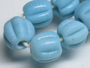 TOKO-BEADS AG026-56N Glass bead (40pcs/strand) 9mm AG026-56N ナツメ型ビーズ（40個/連） 9mm Asian bead & African bead  Handmade,Lampeork,bead,asia,india,ethnic,parts,accessory,beads とんぼ玉,ビーズ,トンボ玉,アジア,インド,エスニック,手作り,パーツ,アクセサリー