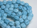 TOKO-BEADS AG026-56N Glass bead (40pcs/strand) 9mm AG026-56N ナツメ型ビーズ（40個/連） 9mm Asian bead & African bead  Handmade,Lampeork,bead,asia,india,ethnic,parts,accessory,beads とんぼ玉,ビーズ,トンボ玉,アジア,インド,エスニック,手作り,パーツ,アクセサリー