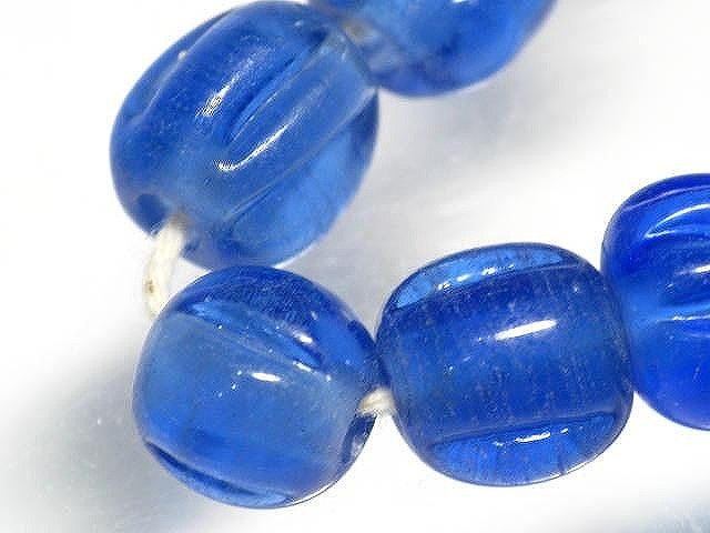 | TOKO-BEADS |AG026N-58 ナツメ型ビーズ（53個/連） 9mmとんぼ玉,ビーズ,トンボ玉,アジア,インド,エスニック,手作り,パーツ,アクセサリー