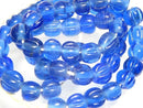 TOKO-BEADS AG026-58N Glass bead (53pcs/strand) 9mm AG026-58N ナツメ型ビーズ（53個/連） 9mm Asian bead & African bead  Handmade,Lampeork,bead,asia,india,ethnic,parts,accessory,beads とんぼ玉,ビーズ,トンボ玉,アジア,インド,エスニック,手作り,パーツ,アクセサリー
