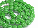 TOKO-BEADS AG026-59N Glass bead (37pcs/strand) 11mm AG026-59N ナツメ型ビーズ（37個/連） 11mm Asian bead & African bead  Handmade,Lampeork,bead,asia,india,ethnic,parts,accessory,beads とんぼ玉,ビーズ,トンボ玉,アジア,インド,エスニック,手作り,パーツ,アクセサリー