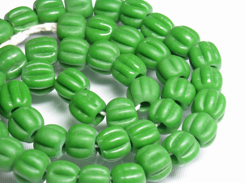 TOKO-BEADS AG026N-59 Glass bead (37pcs/strand) 11mm AG026N-59 ナツメ型ビーズ（37個/連） 11mm Asian bead & African bead  Handmade,Lampeork,bead,asia,india,ethnic,parts,accessory,beads とんぼ玉,ビーズ,トンボ玉,アジア,インド,エスニック,手作り,パーツ,アクセサリー