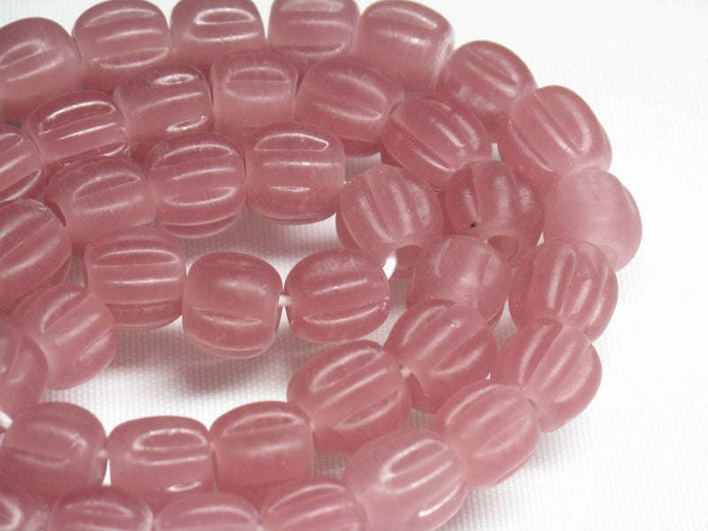 TOKO-BEADS AG026N-60 Glass bead (45pcs/strand) 10mm AG026N-60 ナツメ型ビーズ（45個/連） 10mm Asian bead & African bead  Handmade,Lampeork,bead,asia,india,ethnic,parts,accessory,beads とんぼ玉,ビーズ,トンボ玉,アジア,インド,エスニック,手作り,パーツ,アクセサリー