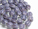 TOKO-BEADS AG026-65N Glass bead (43pcs/strand) 10mm AG026-65N ナツメ型ビーズ（43個/連） 10mm Asian bead & African bead  Handmade,Lampeork,bead,asia,india,ethnic,parts,accessory,beads とんぼ玉,ビーズ,トンボ玉,アジア,インド,エスニック,手作り,パーツ,アクセサリー
