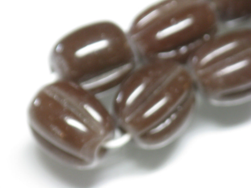 TOKO-BEADS AG026N-71 Glass bead (24pcs/strand) 13mm AG026N-71 ナツメ型ビーズ（24個/連） 13mm Asian bead & African bead  Handmade,Lampeork,bead,asia,india,ethnic,parts,accessory,beads とんぼ玉,ビーズ,トンボ玉,アジア,インド,エスニック,手作り,パーツ,アクセサリー