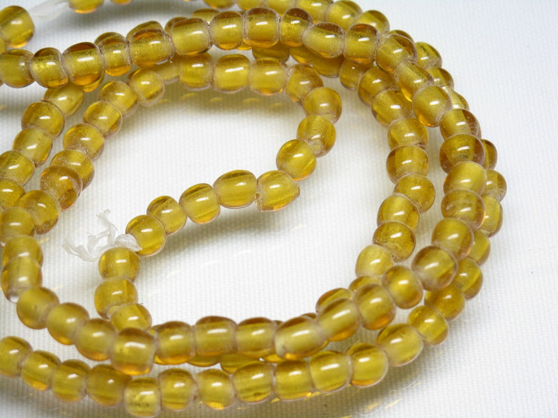 | TOKO-BEADS |AG027N-01 シードビーズ（連） 4~6mmとんぼ玉,ビーズ,トンボ玉,アジア,インド,エスニック,手作り,パーツ,アクセサリー