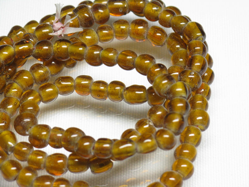 | TOKO-BEADS |AG027N-02 シードビーズ（連） 4~6mmとんぼ玉,ビーズ,トンボ玉,アジア,インド,エスニック,手作り,パーツ,アクセサリー