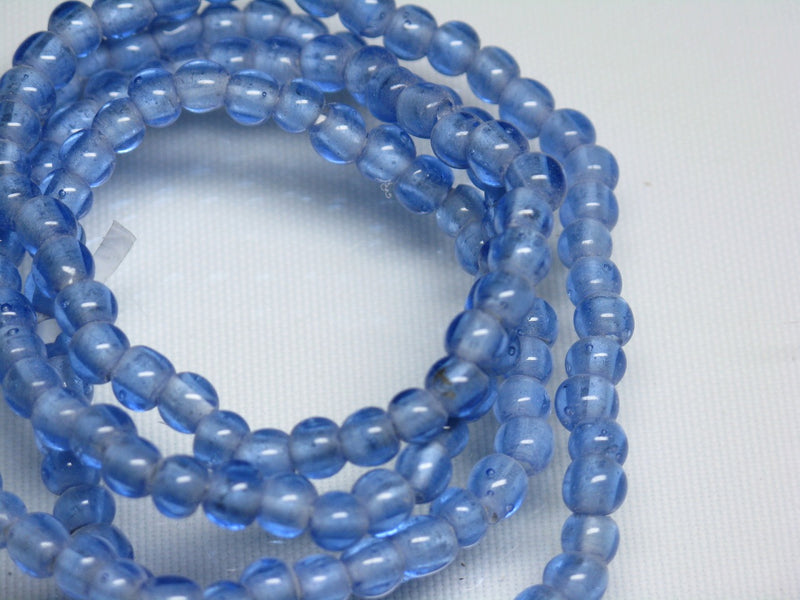 | TOKO-BEADS |AG027N-05 シードビーズ（連） 4~5mmとんぼ玉,ビーズ,トンボ玉,アジア,インド,エスニック,手作り,パーツ,アクセサリー