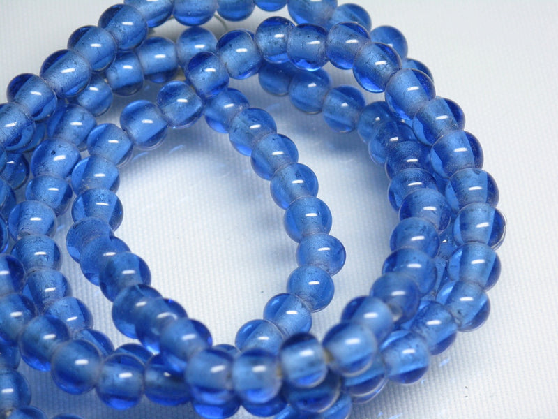 | TOKO-BEADS |AG027N-12 シードビーズ（連） 4~6mmとんぼ玉,ビーズ,トンボ玉,アジア,インド,エスニック,手作り,パーツ,アクセサリー