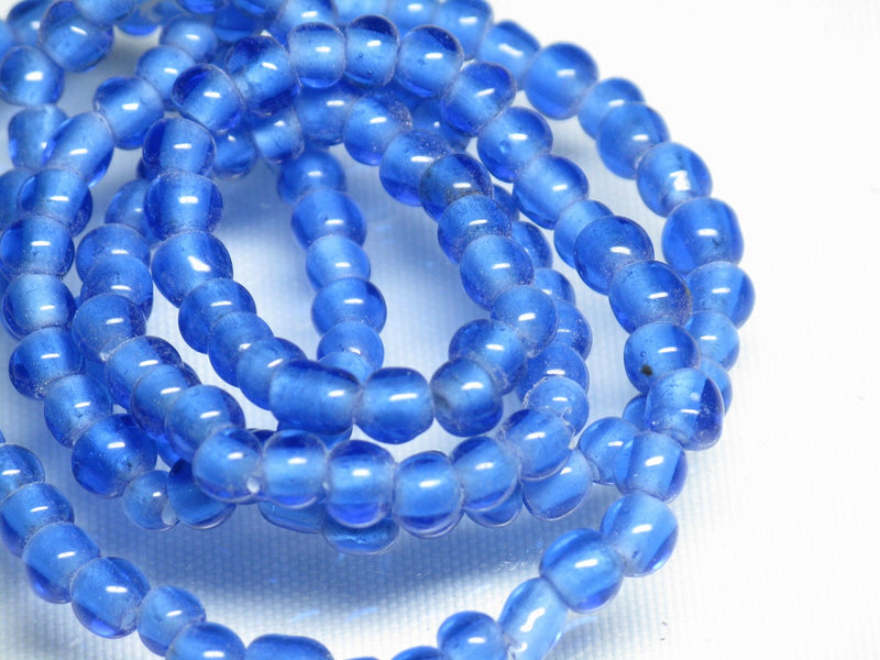 | TOKO-BEADS |AG027N-13 シードビーズ（連） 4~6mmとんぼ玉,ビーズ,トンボ玉,アジア,インド,エスニック,手作り,パーツ,アクセサリー