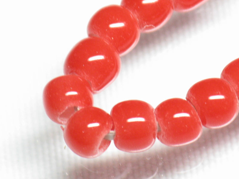 TOKO-BEADS AG027N-26 Glass Seed bead (strand) 5~6mm AG027N-26 シードビーズ（連） 5~6mm Asian bead & African bead  Handmade,Lampeork,bead,asia,india,ethnic,parts,accessory,beads とんぼ玉,ビーズ,トンボ玉,アジア,インド,エスニック,手作り,パーツ,アクセサリー