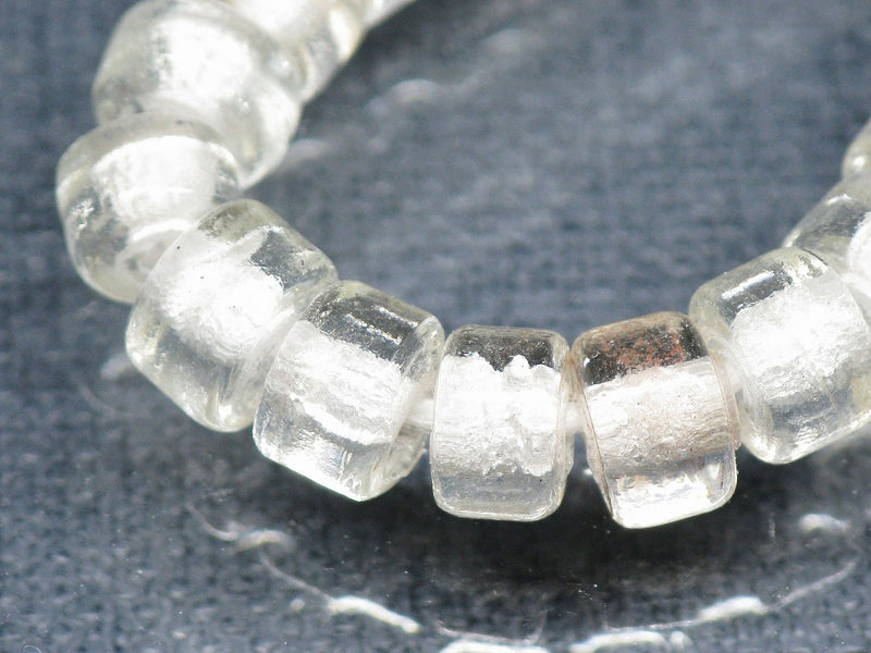 TOKO-BEADS AG029N-01 Glass Seed bead (strand) 7~7.5mm AG029N-01 チューブ型シードビーズ（連） 7~7.5mm Asian bead & African bead  Handmade,Lampeork,bead,asia,india,ethnic,parts,accessory,beads とんぼ玉,ビーズ,トンボ玉,アジア,インド,エスニック,手作り,パーツ,アクセサリー