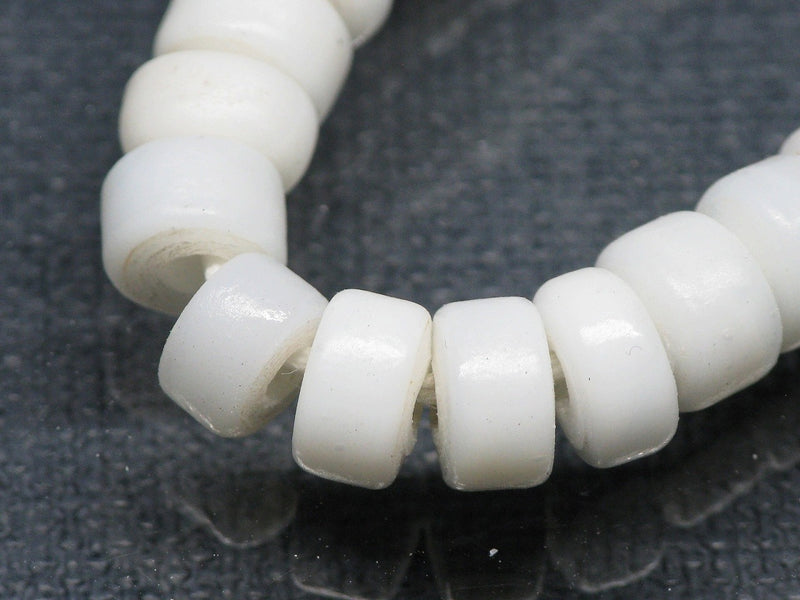 TOKO-BEADS AG029N-02 Glass Seed bead (strand) 7~7.5mm AG029N-02 チューブ型シードビーズ（連） 7~7.5mm Asian bead & African bead  Handmade,Lampeork,bead,asia,india,ethnic,parts,accessory,beads とんぼ玉,ビーズ,トンボ玉,アジア,インド,エスニック,手作り,パーツ,アクセサリー