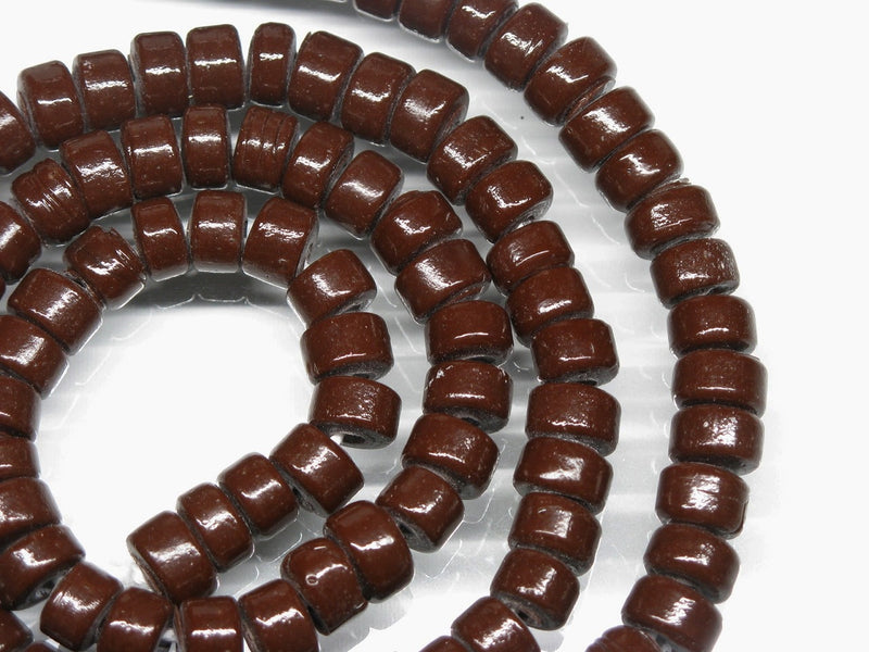 | TOKO-BEADS |AG029N-12 チューブ型シードビーズ（連） 7~7.5mmとんぼ玉,ビーズ,トンボ玉,アジア,インド,エスニック,手作り,パーツ,アクセサリー