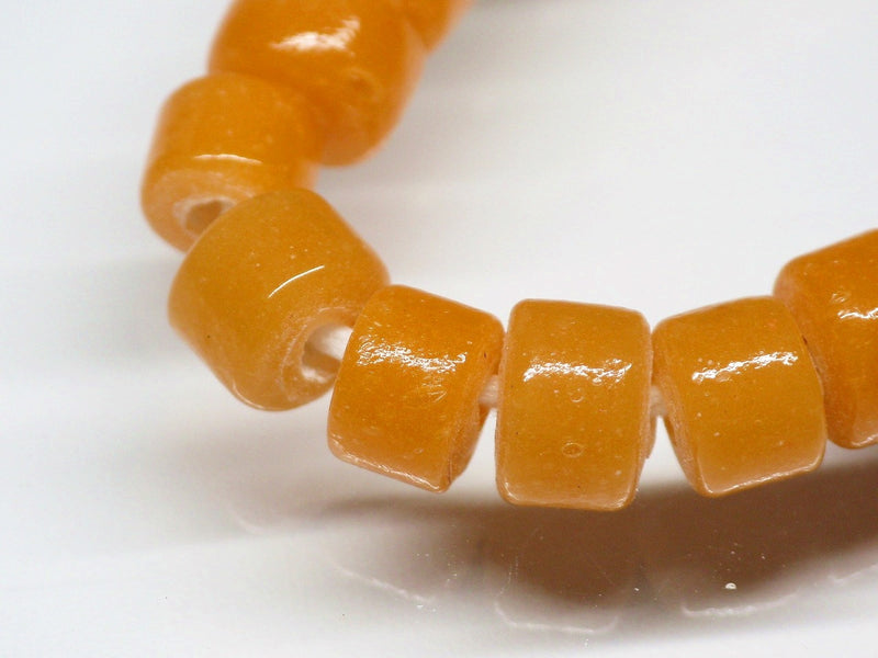 TOKO-BEADS AG029N-14 Glass Seed bead (strand) 7~7.5mm AG029N-14 チューブ型シードビーズ（連） 7~7.5mm Asian bead & African bead  Handmade,Lampeork,bead,asia,india,ethnic,parts,accessory,beads とんぼ玉,ビーズ,トンボ玉,アジア,インド,エスニック,手作り,パーツ,アクセサリー