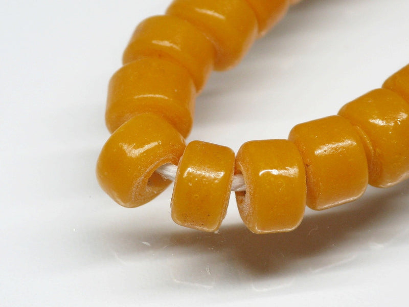 TOKO-BEADS AG029N-15 Glass Seed bead (strand) 7~7.5mm AG029N-15 チューブ型シードビーズ（連） 7~7.5mm Asian bead & African bead  Handmade,Lampeork,bead,asia,india,ethnic,parts,accessory,beads とんぼ玉,ビーズ,トンボ玉,アジア,インド,エスニック,手作り,パーツ,アクセサリー