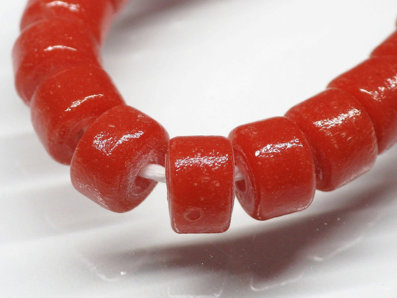 TOKO-BEADS AG029N-19 Glass Seed bead (strand) 7~7.5mm AG029N-19 チューブ型シードビーズ（連） 7~7.5mm Asian bead & African bead  Handmade,Lampeork,bead,asia,india,ethnic,parts,accessory,beads とんぼ玉,ビーズ,トンボ玉,アジア,インド,エスニック,手作り,パーツ,アクセサリー