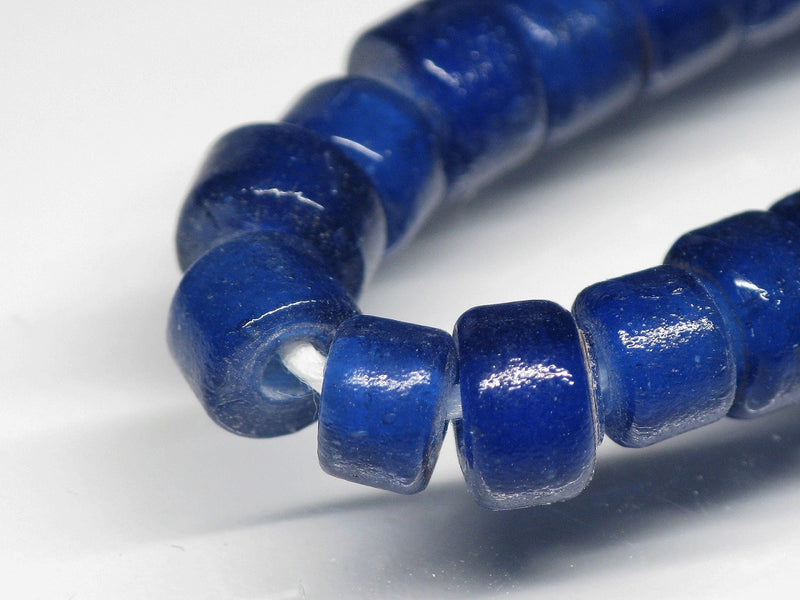TOKO-BEADS AG029N-23 Glass Seed bead (strand) 7~7.5mm AG029N-23 チューブ型シードビーズ（連） 7~7.5mm Asian bead & African bead  Handmade,Lampeork,bead,asia,india,ethnic,parts,accessory,beads とんぼ玉,ビーズ,トンボ玉,アジア,インド,エスニック,手作り,パーツ,アクセサリー