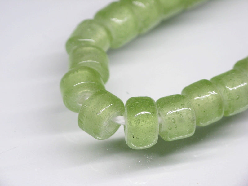 TOKO-BEADS AG029N-27 Glass Seed bead (strand) 7~7.5mm AG029N-27 チューブ型シードビーズ（連） 7~7.5mm Asian bead & African bead  Handmade,Lampeork,bead,asia,india,ethnic,parts,accessory,beads とんぼ玉,ビーズ,トンボ玉,アジア,インド,エスニック,手作り,パーツ,アクセサリー