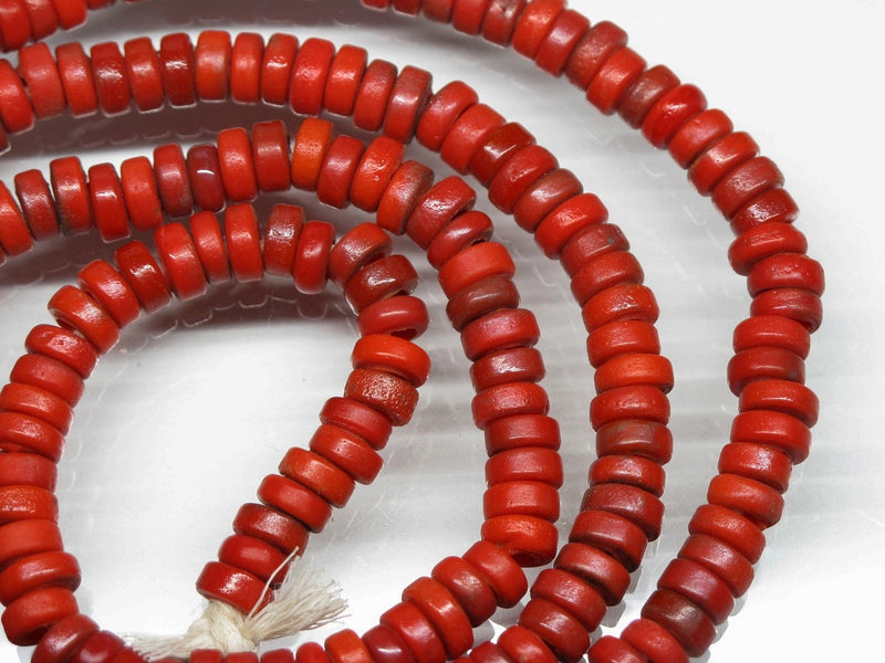 | TOKO-BEADS |AG031N-04 チューブ型シードビーズ（小）（連） 5~5.5mmとんぼ玉,ビーズ,トンボ玉,アジア,インド,エスニック,手作り,パーツ,アクセサリー