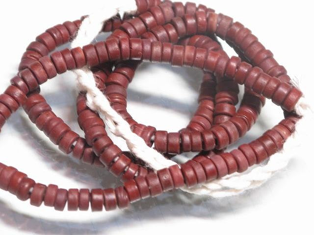 | TOKO-BEADS |AG031N-05 チューブ型シードビーズ（小）（連） 5~5.5mmとんぼ玉,ビーズ,トンボ玉,アジア,インド,エスニック,手作り,パーツ,アクセサリー