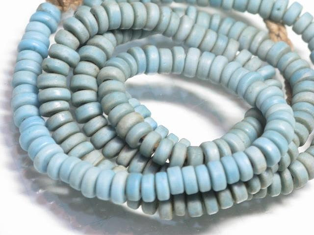 | TOKO-BEADS |AG031N-09 チューブ型シードビーズ（小）（連） 5~5.5mmとんぼ玉,ビーズ,トンボ玉,アジア,インド,エスニック,手作り,パーツ,アクセサリー