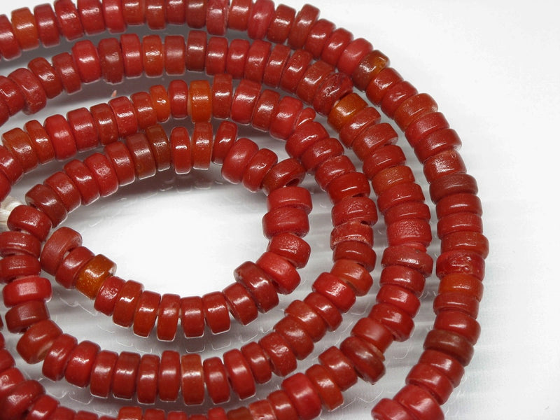 | TOKO-BEADS |AG031N-19 チューブ型シードビーズ（小）（連） 4.5~5.5mmとんぼ玉,ビーズ,トンボ玉,アジア,インド,エスニック,手作り,パーツ,アクセサリー