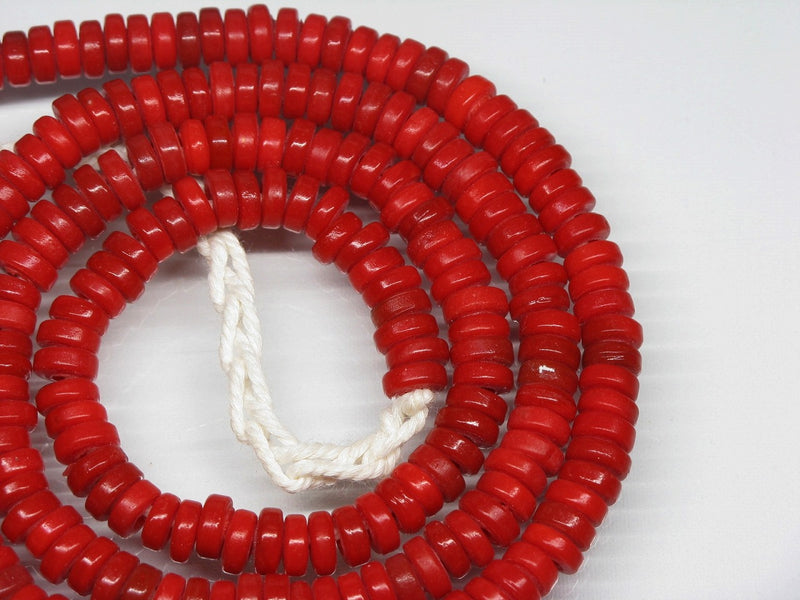 | TOKO-BEADS |AG031N-20 チューブ型シードビーズ（小）（連） 5.5~6mmとんぼ玉,ビーズ,トンボ玉,アジア,インド,エスニック,手作り,パーツ,アクセサリー