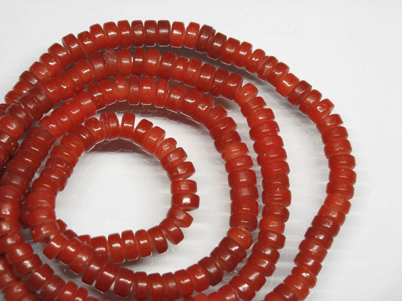 | TOKO-BEADS |AG031N-25 チューブ型シードビーズ（小）（連） 4.5~5.5mmとんぼ玉,ビーズ,トンボ玉,アジア,インド,エスニック,手作り,パーツ,アクセサリー