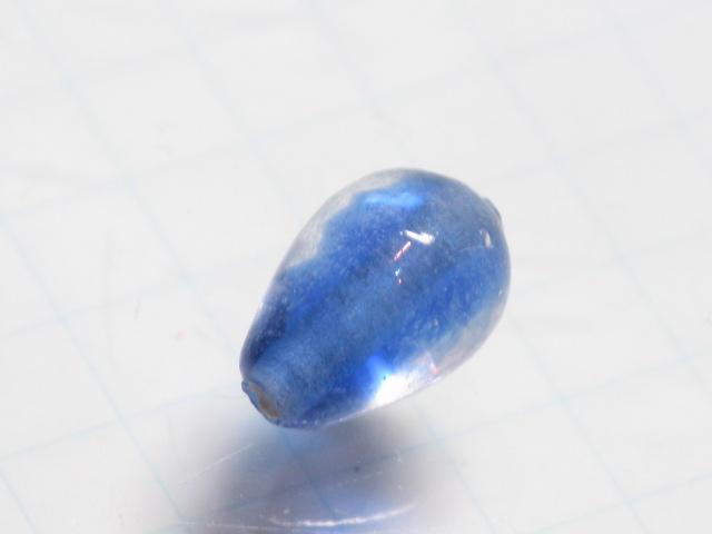 TOKO-BEADS AG032-04 Glass bead 7mm AG032-04 縦穴しずく型ビーズ 7mm Asian bead & African bead  Handmade,Lampeork,bead,asia,india,ethnic,parts,accessory,beads とんぼ玉,ビーズ,トンボ玉,アジア,インド,エスニック,手作り,パーツ,アクセサリー