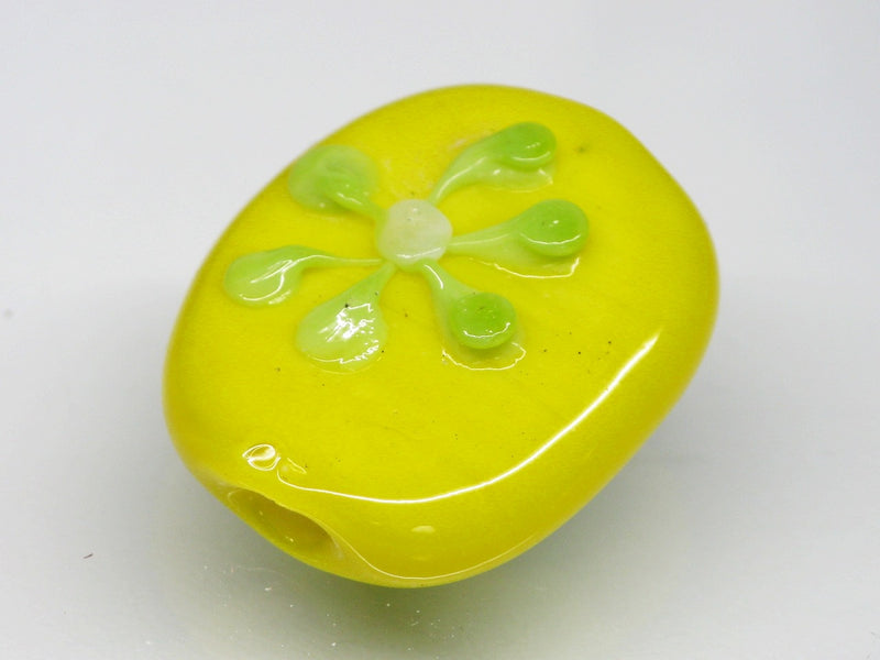 TOKO-BEADS AG033-21S Glass bead 16~18mm AG033-21S フラワービーズ 16~18mm Asian bead & African bead  Handmade,Lampeork,bead,asia,india,ethnic,parts,accessory,beads とんぼ玉,ビーズ,トンボ玉,アジア,インド,エスニック,手作り,パーツ,アクセサリー