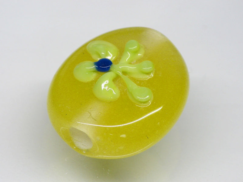 TOKO-BEADS AG033-25S Glass bead 16~17mm AG033-25S フラワービーズ 16~17mm Asian bead & African bead  Handmade,Lampeork,bead,asia,india,ethnic,parts,accessory,beads とんぼ玉,ビーズ,トンボ玉,アジア,インド,エスニック,手作り,パーツ,アクセサリー