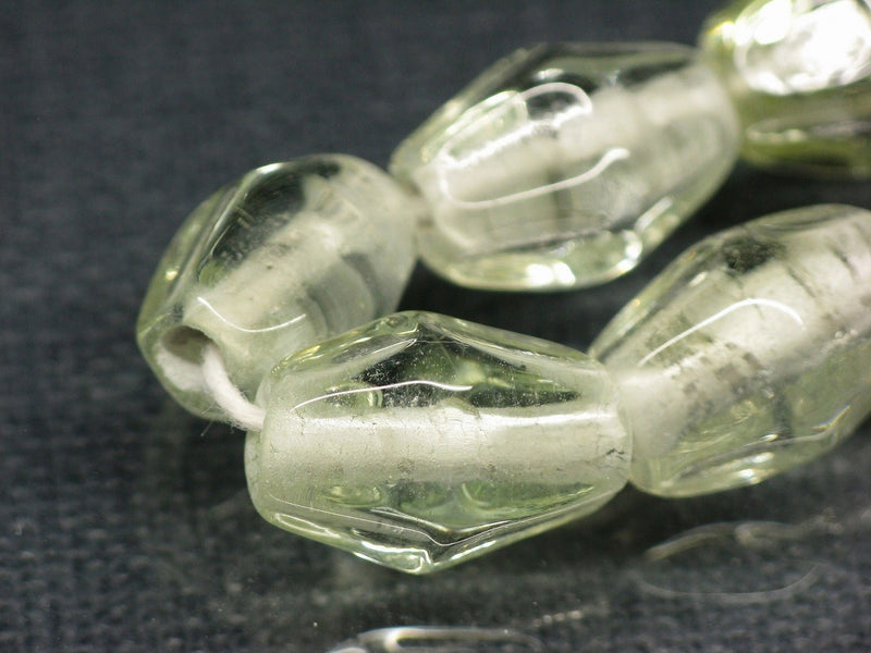TOKO-BEADS AG038-28N Glass bead (strand) 10~11mm AG038-28N ひし形とんぼ玉（連） 10~11mm Asian bead & African bead  Handmade,Lampeork,bead,asia,india,ethnic,parts,accessory,beads とんぼ玉,ビーズ,トンボ玉,アジア,インド,エスニック,手作り,パーツ,アクセサリー