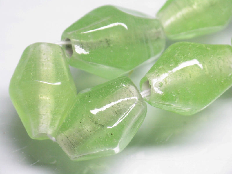 TOKO-BEADS AG038-31N Glass bead (strand) 11~12mm AG038-31N ひし形とんぼ玉（連） 11~12mm Asian bead & African bead  Handmade,Lampeork,bead,asia,india,ethnic,parts,accessory,beads とんぼ玉,ビーズ,トンボ玉,アジア,インド,エスニック,手作り,パーツ,アクセサリー