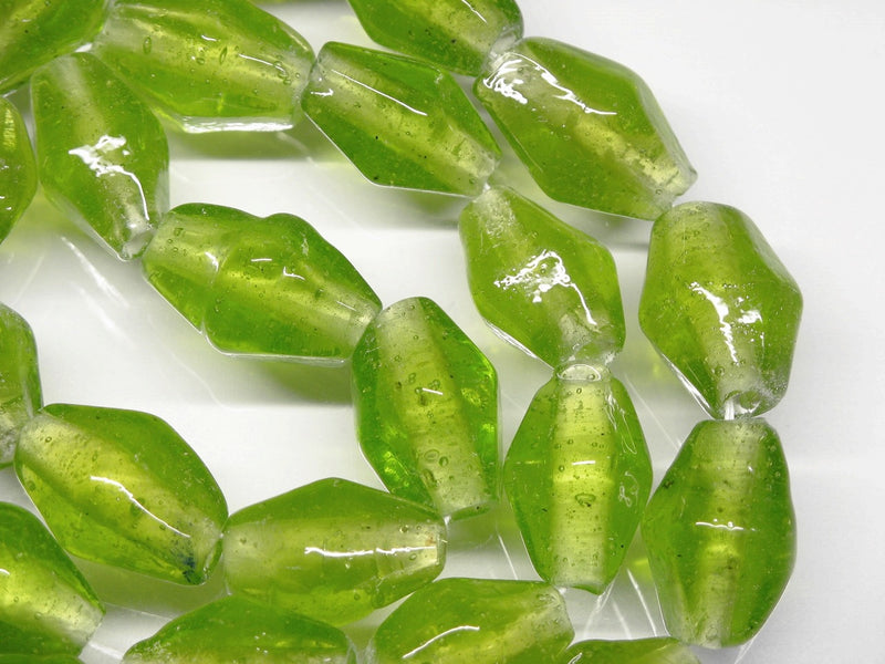 TOKO-BEADS AG038-33N Glass bead (strand) 11~13mm AG038-33N ひし形とんぼ玉（連） 11~13mm Asian bead & African bead  Handmade,Lampeork,bead,asia,india,ethnic,parts,accessory,beads とんぼ玉,ビーズ,トンボ玉,アジア,インド,エスニック,手作り,パーツ,アクセサリー
