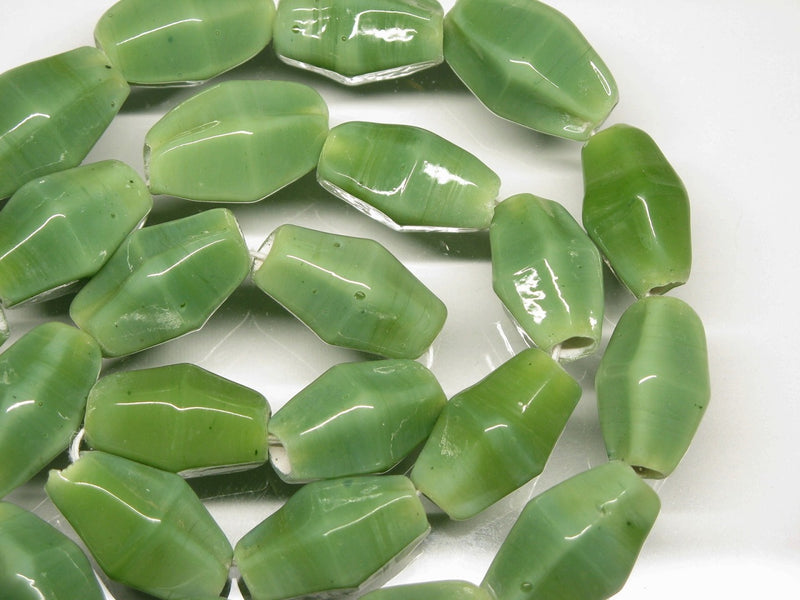 TOKO-BEADS AG038-35N Glass bead (strand) 10~13mm AG038-35N ひし形とんぼ玉（連） 10~13mm Asian bead & African bead  Handmade,Lampeork,bead,asia,india,ethnic,parts,accessory,beads とんぼ玉,ビーズ,トンボ玉,アジア,インド,エスニック,手作り,パーツ,アクセサリー
