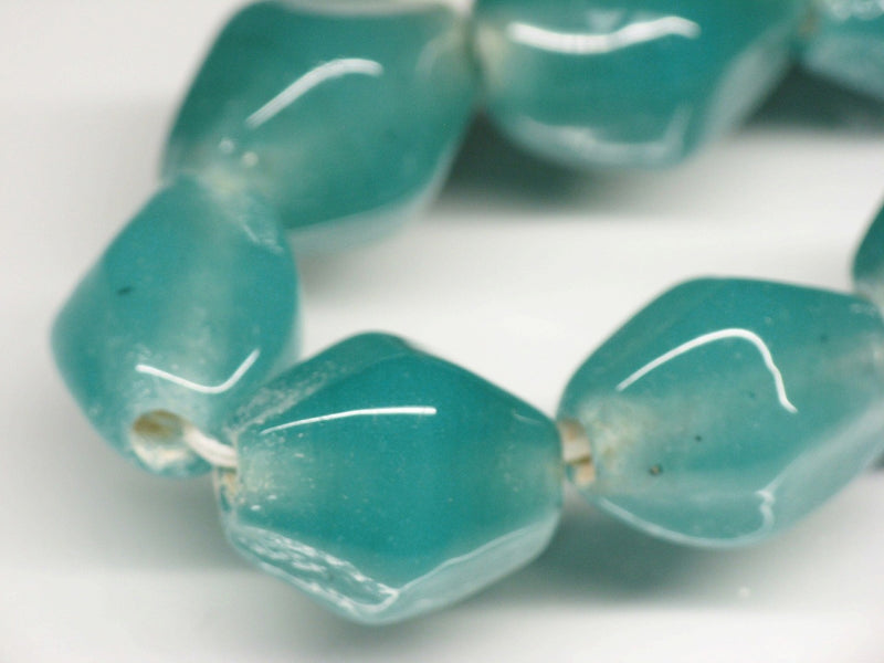 TOKO-BEADS AG038-40N Glass bead (strand) 11~13mm AG038-40N ひし形とんぼ玉（連） 11~13mm Asian bead & African bead  Handmade,Lampeork,bead,asia,india,ethnic,parts,accessory,beads とんぼ玉,ビーズ,トンボ玉,アジア,インド,エスニック,手作り,パーツ,アクセサリー