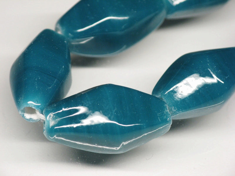 TOKO-BEADS AG038-41N Glass bead (strand) 12mm AG038-41N ひし形とんぼ玉（連） 12mm Asian bead & African bead  Handmade,Lampeork,bead,asia,india,ethnic,parts,accessory,beads とんぼ玉,ビーズ,トンボ玉,アジア,インド,エスニック,手作り,パーツ,アクセサリー