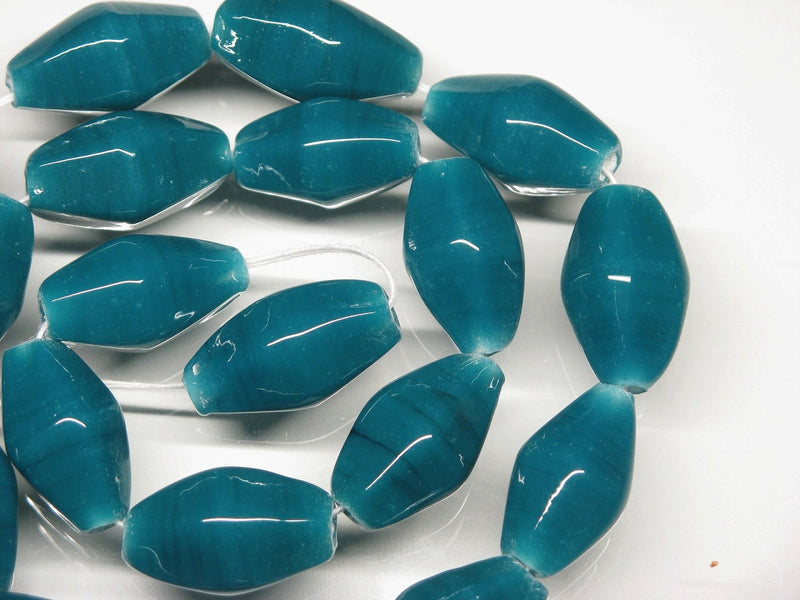 TOKO-BEADS AG038-41N Glass bead (strand) 12mm AG038-41N ひし形とんぼ玉（連） 12mm Asian bead & African bead  Handmade,Lampeork,bead,asia,india,ethnic,parts,accessory,beads とんぼ玉,ビーズ,トンボ玉,アジア,インド,エスニック,手作り,パーツ,アクセサリー