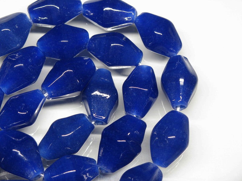 TOKO-BEADS AG038-44N Glass bead (strand) 12mm AG038-44N ひし形とんぼ玉（連） 12mm Asian bead & African bead  Handmade,Lampeork,bead,asia,india,ethnic,parts,accessory,beads とんぼ玉,ビーズ,トンボ玉,アジア,インド,エスニック,手作り,パーツ,アクセサリー