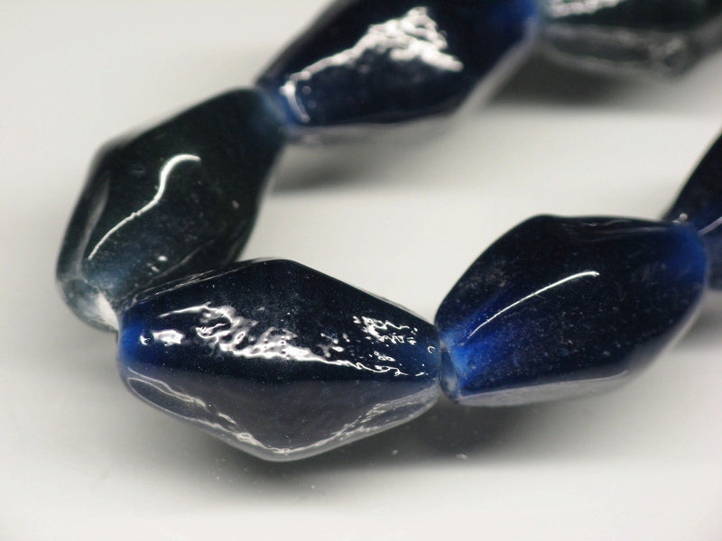 TOKO-BEADS AG038-46N Glass bead (strand) 9~10mm AG038-46N ひし形とんぼ玉（連） 9~10mm Asian bead & African bead  Handmade,Lampeork,bead,asia,india,ethnic,parts,accessory,beads とんぼ玉,ビーズ,トンボ玉,アジア,インド,エスニック,手作り,パーツ,アクセサリー