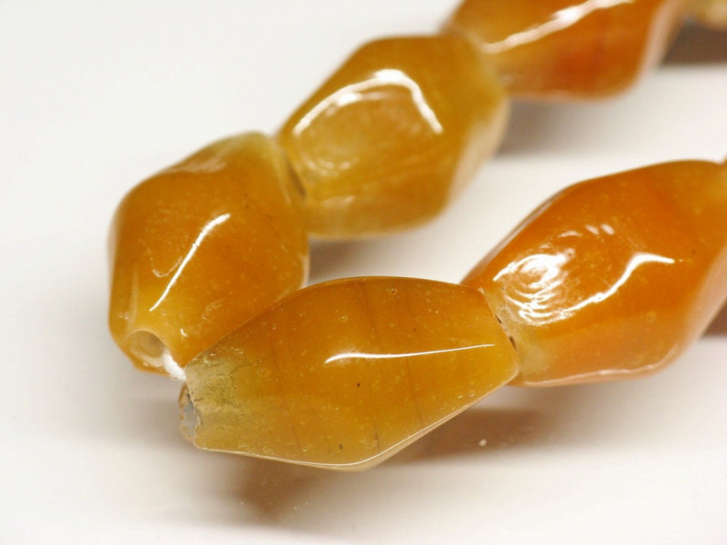 TOKO-BEADS AG038-48N Glass bead (strand) 11~12mm AG038-48N ひし形とんぼ玉（連） 11~12mm Asian bead & African bead  Handmade,Lampeork,bead,asia,india,ethnic,parts,accessory,beads とんぼ玉,ビーズ,トンボ玉,アジア,インド,エスニック,手作り,パーツ,アクセサリー